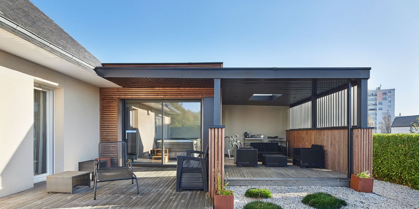 Extension maison bois